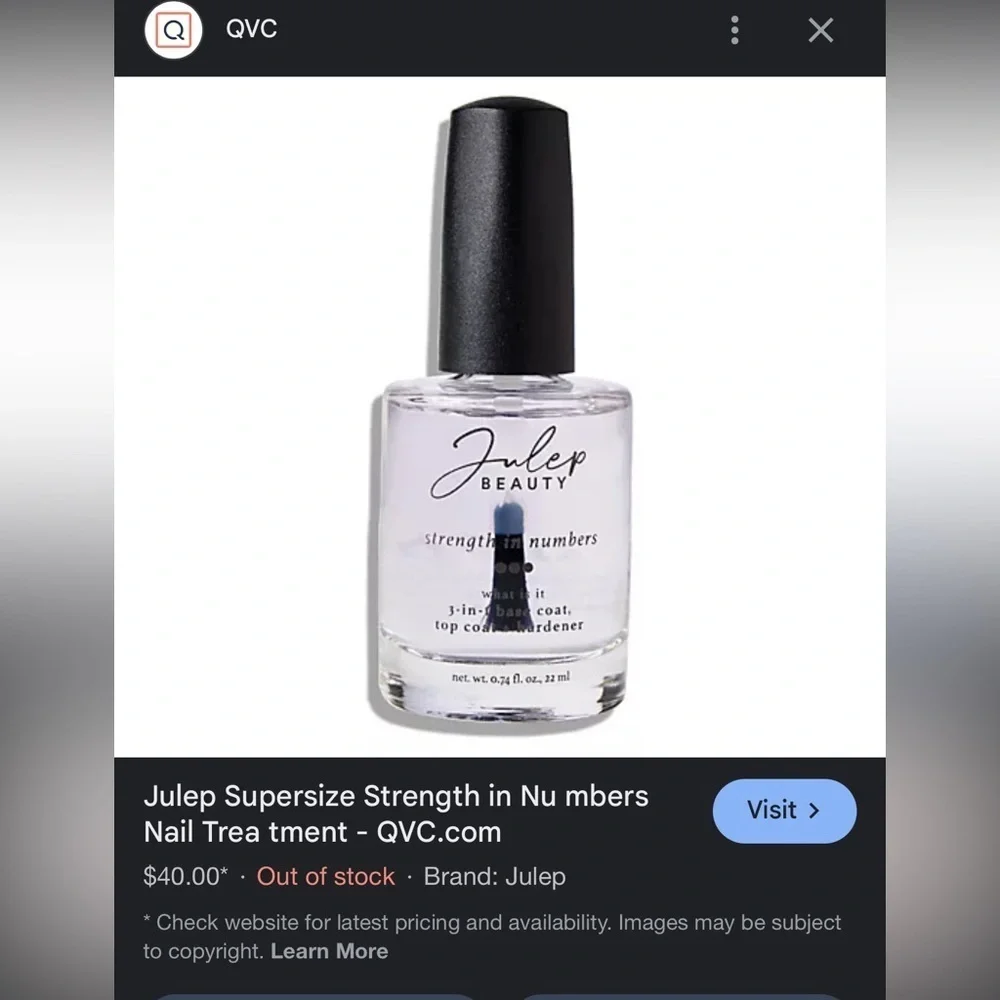Julep Strength In Numbers Nail Therapy .74 OZ - Picture 4 of 7